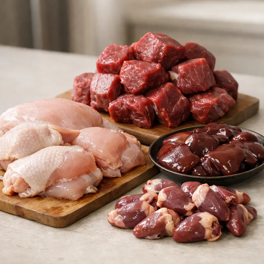 How to Make Cat Food Recipes using animal-based ingredients that support a cat’s carnivorous diet