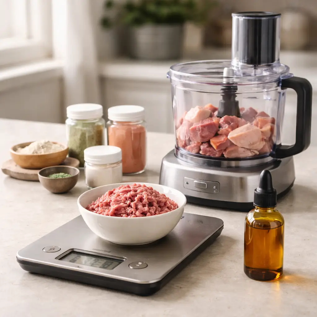 How to Make Cat Food Recipes using proper kitchen tools and essential supplements for balanced nutrition
