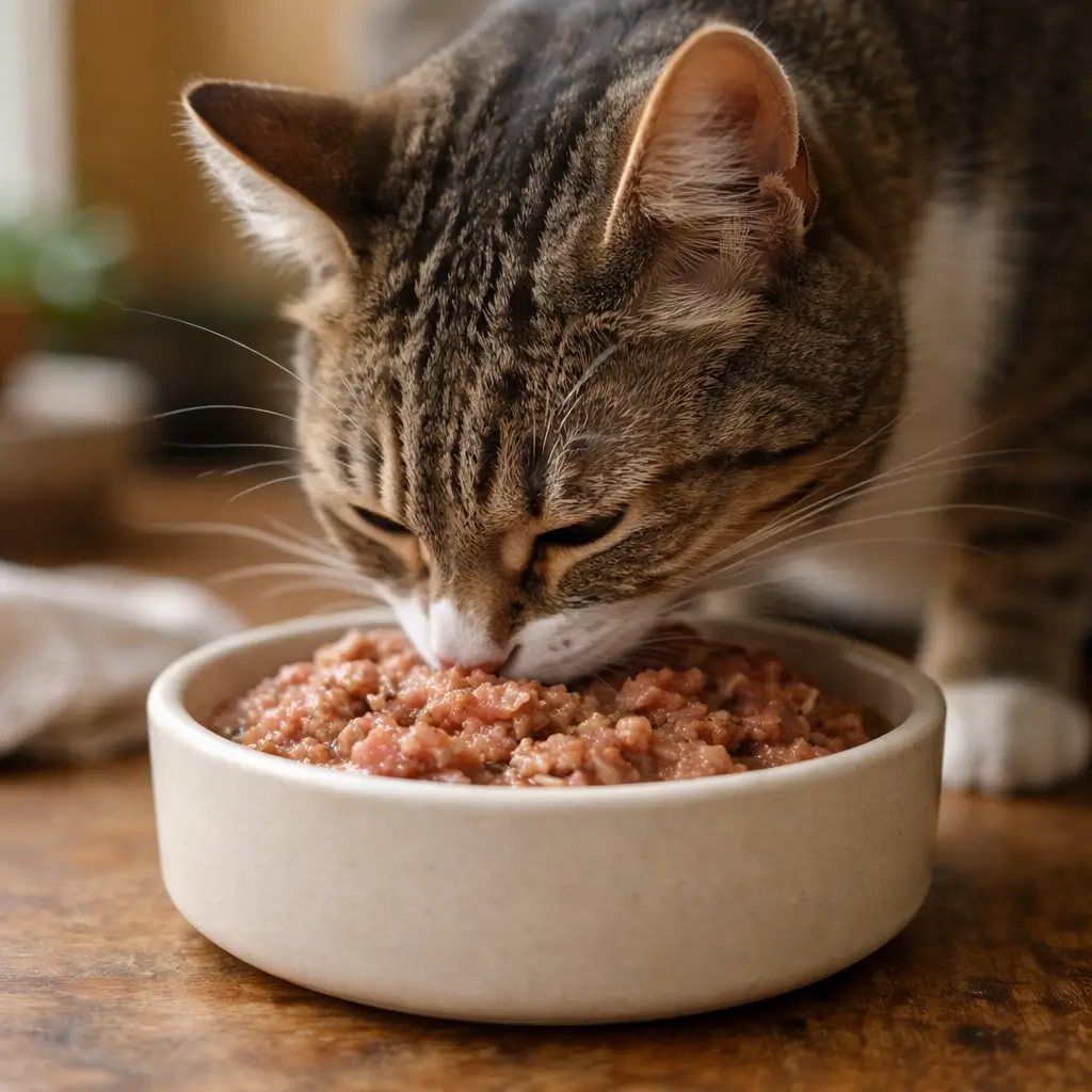 How to Make Cat Food Recipes and transition cats gradually to homemade nutritious meals