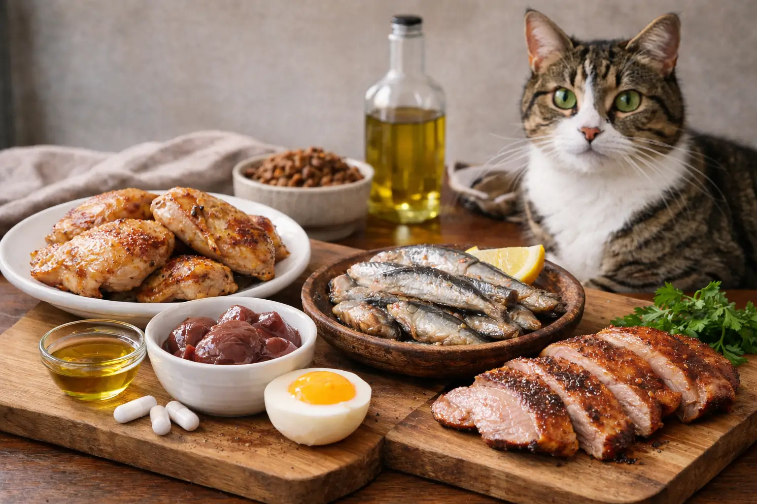 cat weight gain diet