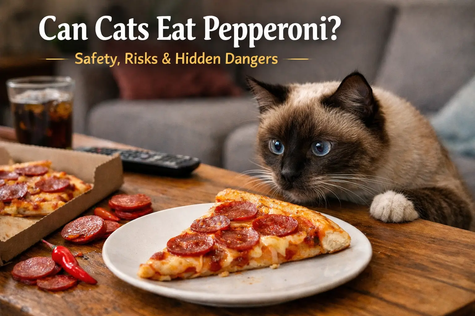 can cats eat pepperoni